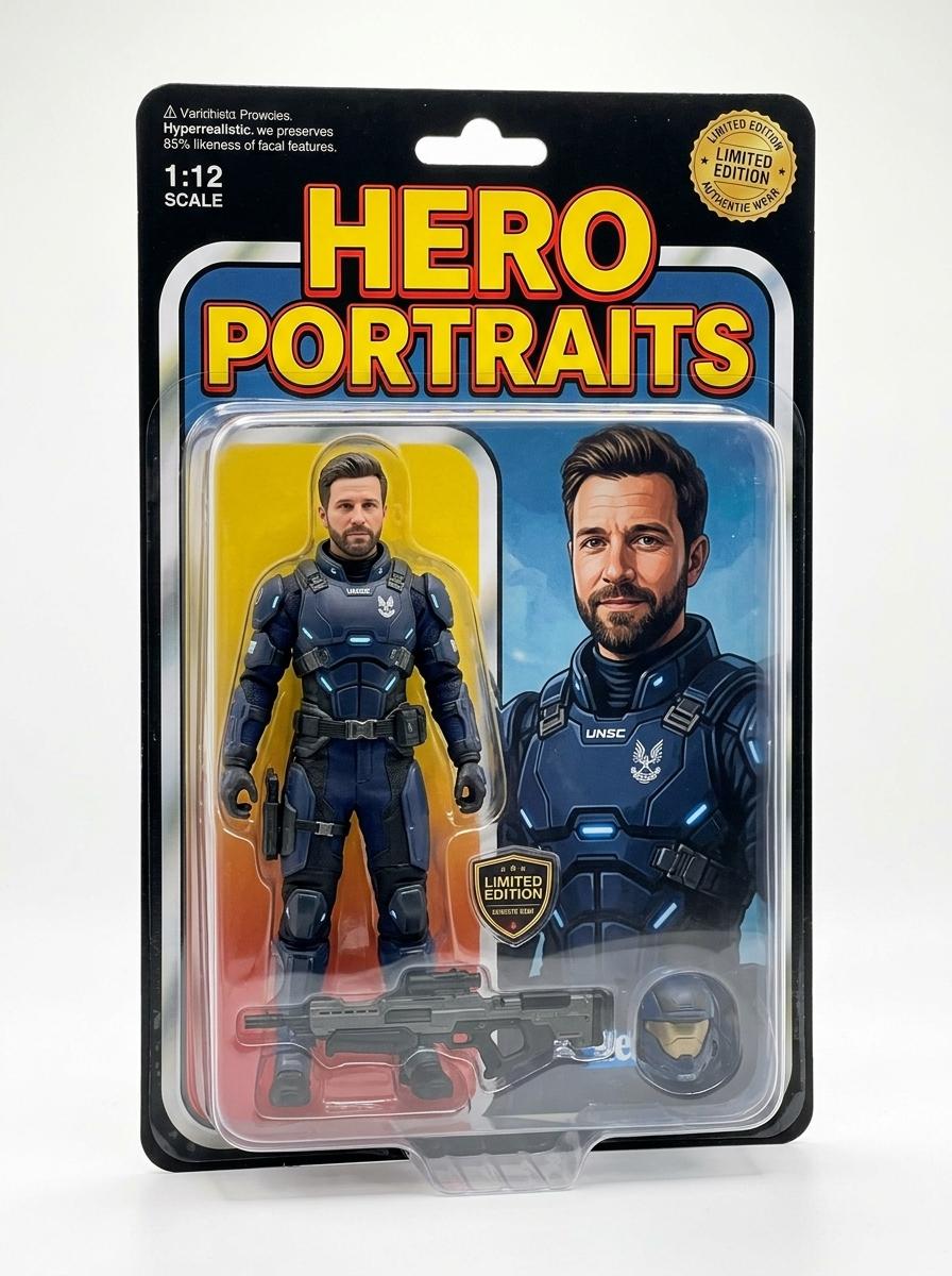 Action Figure preset applied